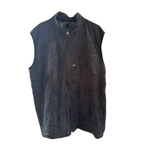 North Face Men’s Fleece Vest XL Black High Pile Full Zip